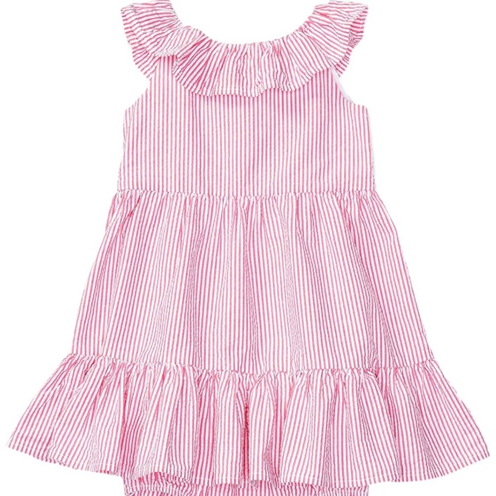 Ralph Lauren Seersucker Dress 6-9 mos